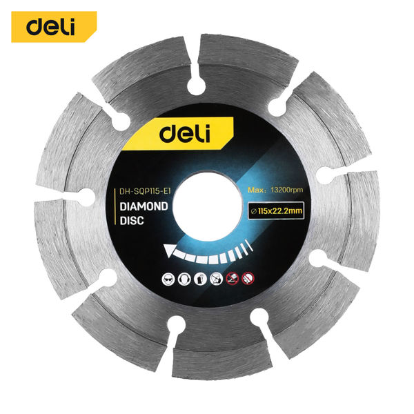 Imagen de Disco de corte - Diamantado segmentado 4 1/2. 115x22.2 mm