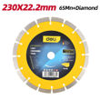 Imagen de Disco diamantado corte seco 230 mm