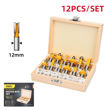 Imagen de Juego fresas para router 12 mm - 12 un.