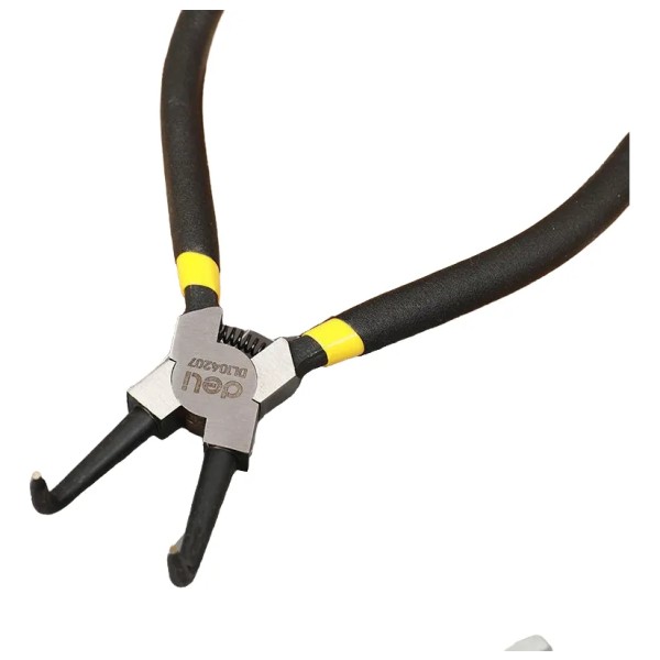 Alicate - Pinza Para Seguros Interior Curvo 7 Deli - Imagen 3