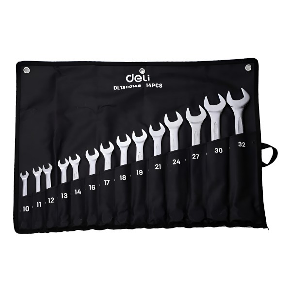 Juego De Llaves Combinadas 14 Pz. 10 A 32mm Deli