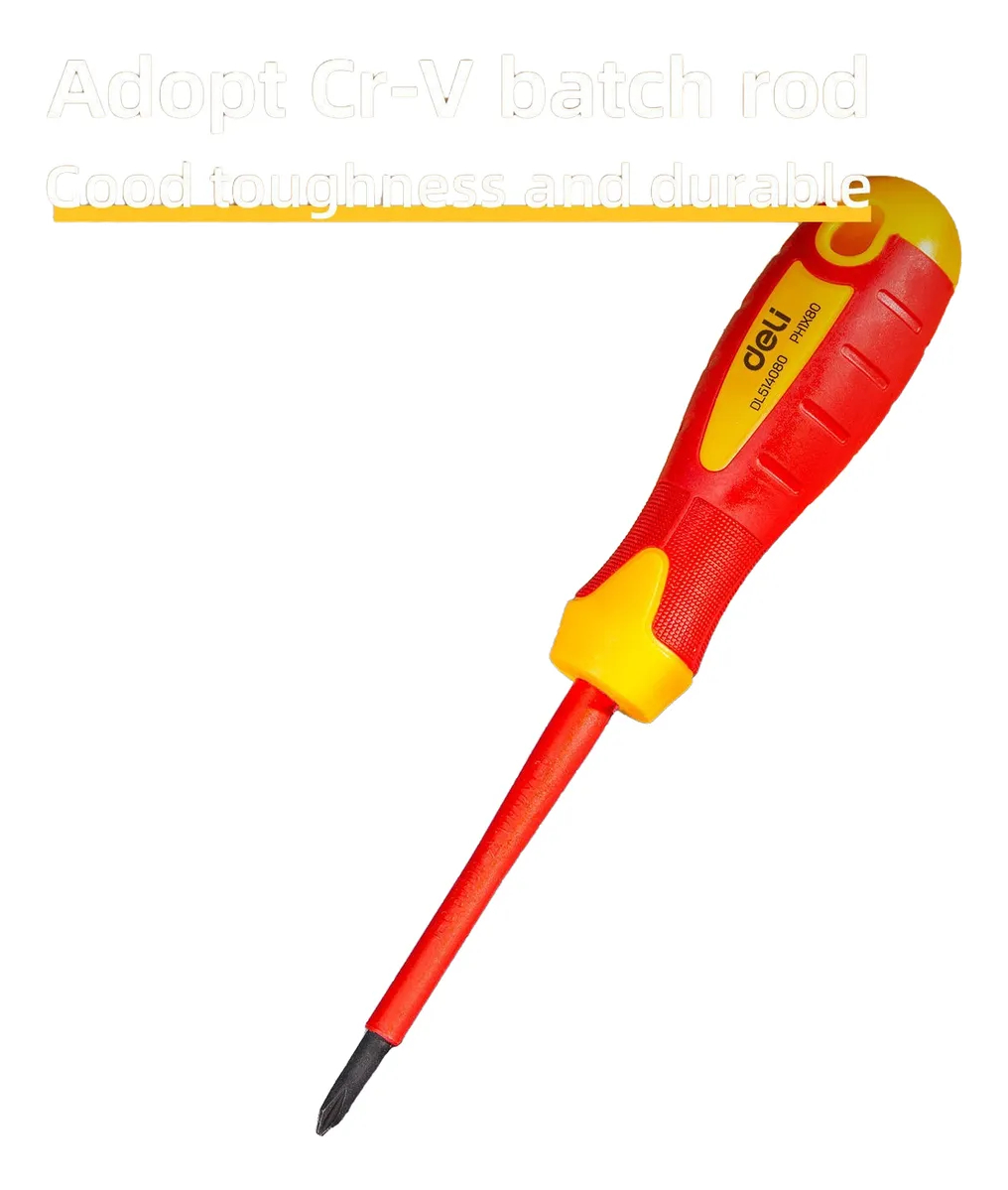 Destornillador Phillips Vde 1000 V Ph2x100mm Deli - Imagen 2