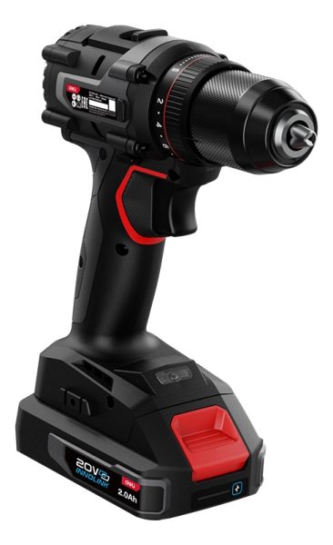 Taladro Atornillador 20 V 2 Baterias 2 Amp Deli - Imagen 4