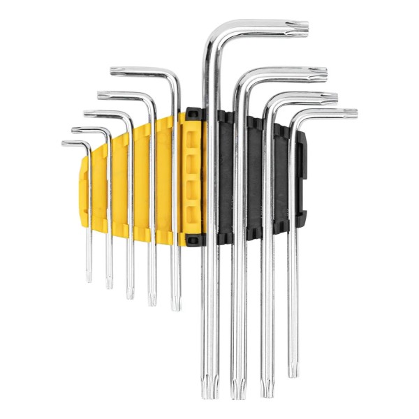 Juego Llaves Torx Largas Con Soporte T10 A T50 Deli - Imagen 2