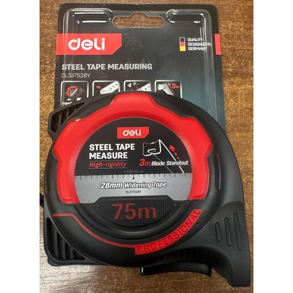 Cinta Métrica Profesional 7.5 M Deli