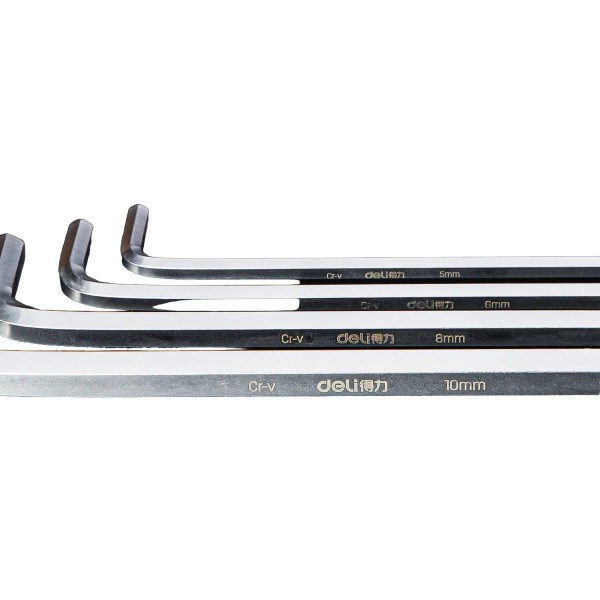 Juego De Llaves Allen Extra Largas 1.5 A 10mm Deli - Imagen 3