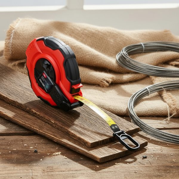 Cinta Métrica Fibra Profesional 30 M Deli - Imagen 2