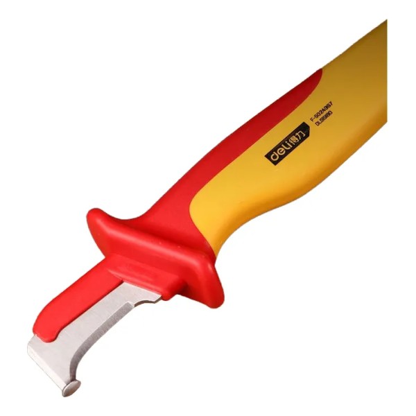 Cuchillo Pela Cable Vde 1000v 180mm Deli - Imagen 3