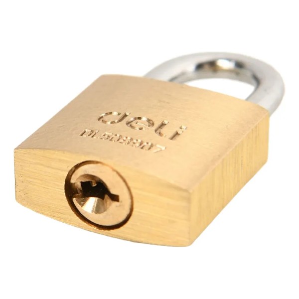 Candado De Bronce 40 Mm Deli - Imagen 3