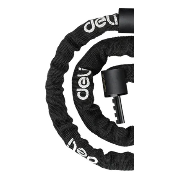 Candado Para Bicicleta/moto 4x100mm Deli - Imagen 2