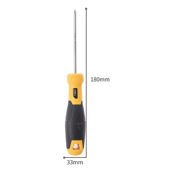 Destornillador Phillips Ph0x 75 Mm Deli - Imagen 3