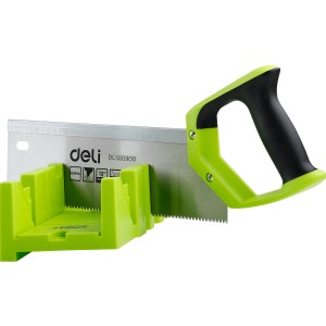 Ingletadora Plástica Con Serrucho 300 Mm Deli