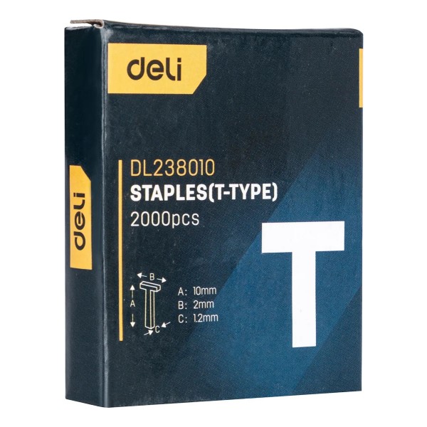 Grampas Tipo T 10x2x1.2mm Deli - Imagen 4