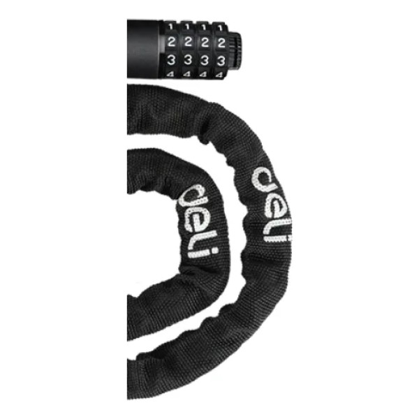 Candado Para Bicicleta/moto 4x100mm Deli - Imagen 3