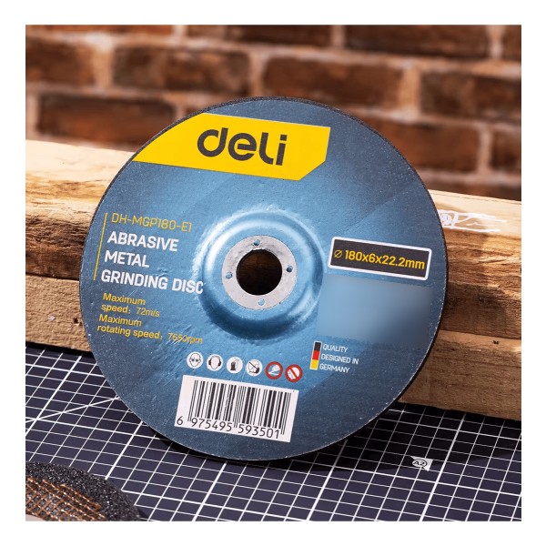 Disco Desvaste De Metal 180 Mm Deli - Imagen 2