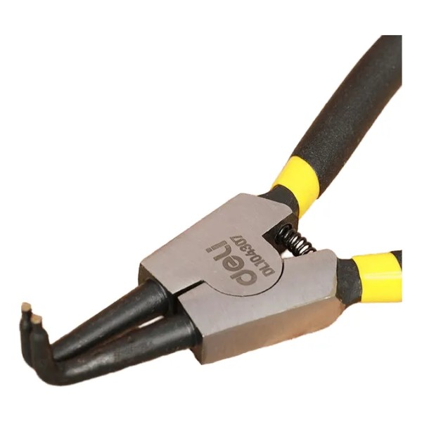 Alicate - Pinza Para Seguros Exterior Curvo 7 Deli - Imagen 2