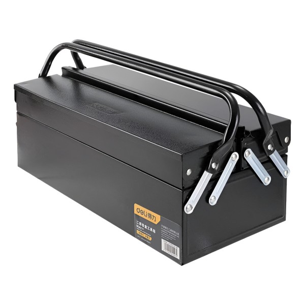 Caja De Herramientas Metálica 2 Bandejas Deli