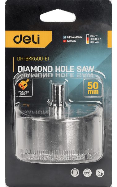 Sierra Copa Diamantada 50 Mm Deli - Imagen 2