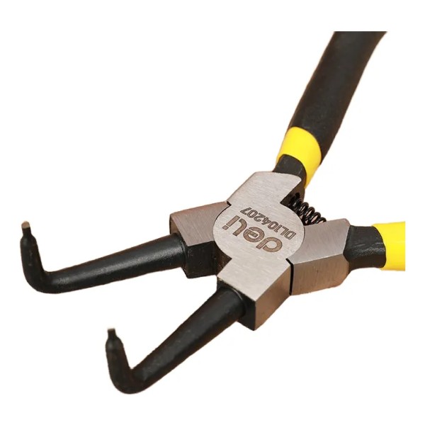 Alicate - Pinza Para Seguros Interior Curvo 7 Deli - Imagen 2