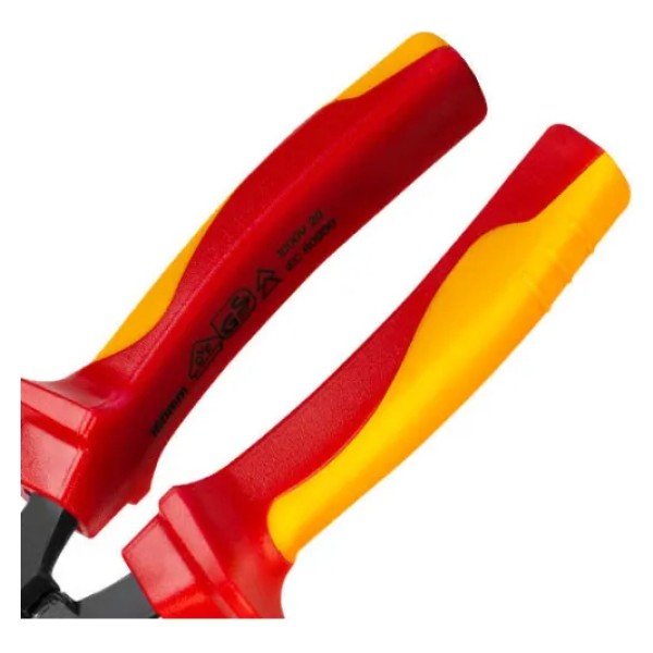 Pinza Alicate Corta Cable Vde 1000v 6 Deli - Imagen 2
