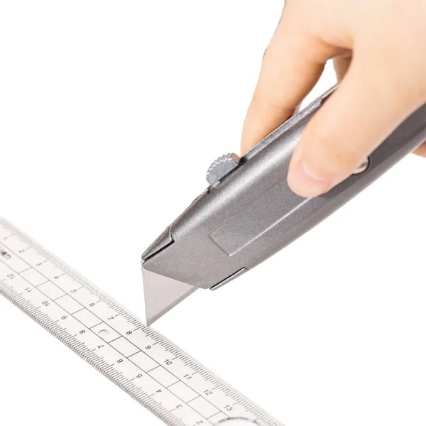 Cutter - Cuchillo Utilitario-aluminio 3 Posiciones Deli - Imagen 3