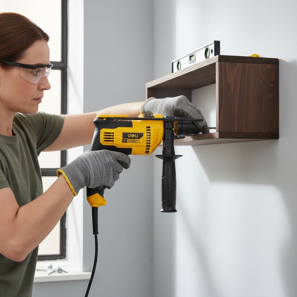 Taladro Percutor 650 W 13mm Deli - Imagen 3