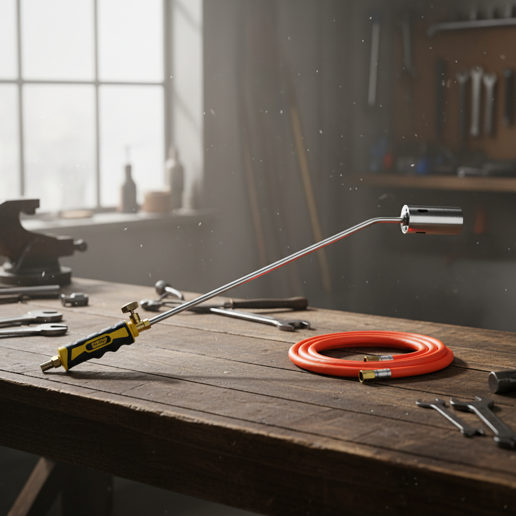 Soplete Para Membrana Doble Apertura 30cm Deli - Imagen 2