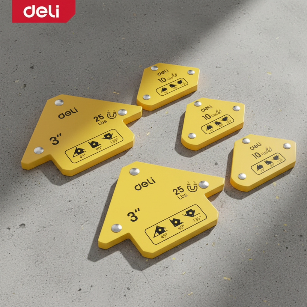 Juego Escuadras Magnéticas 6 Uni Deli - Imagen 3