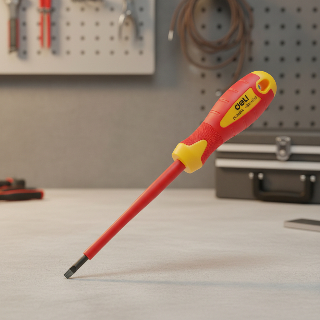 Destornillador Plano Vde 1000 V 4x100mm Deli - Imagen 2