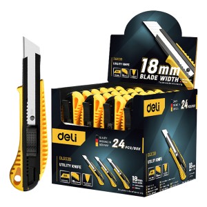 Trincheta 18 Mm En Caja 24 Unidades Deli