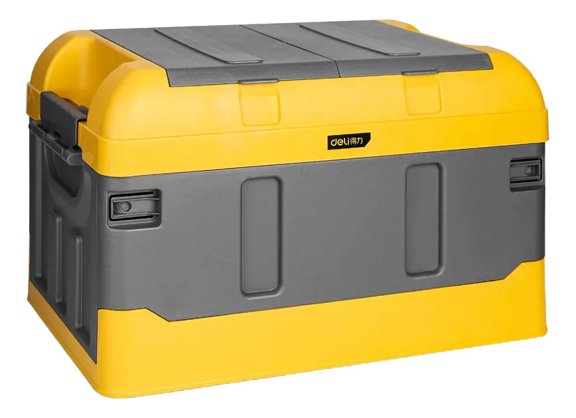 Caja De Herramientas Plegable 75lt - Amarilla Deli