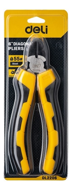 Alicates Diagonales, Agarre Confort, 15,4 Cm Deli