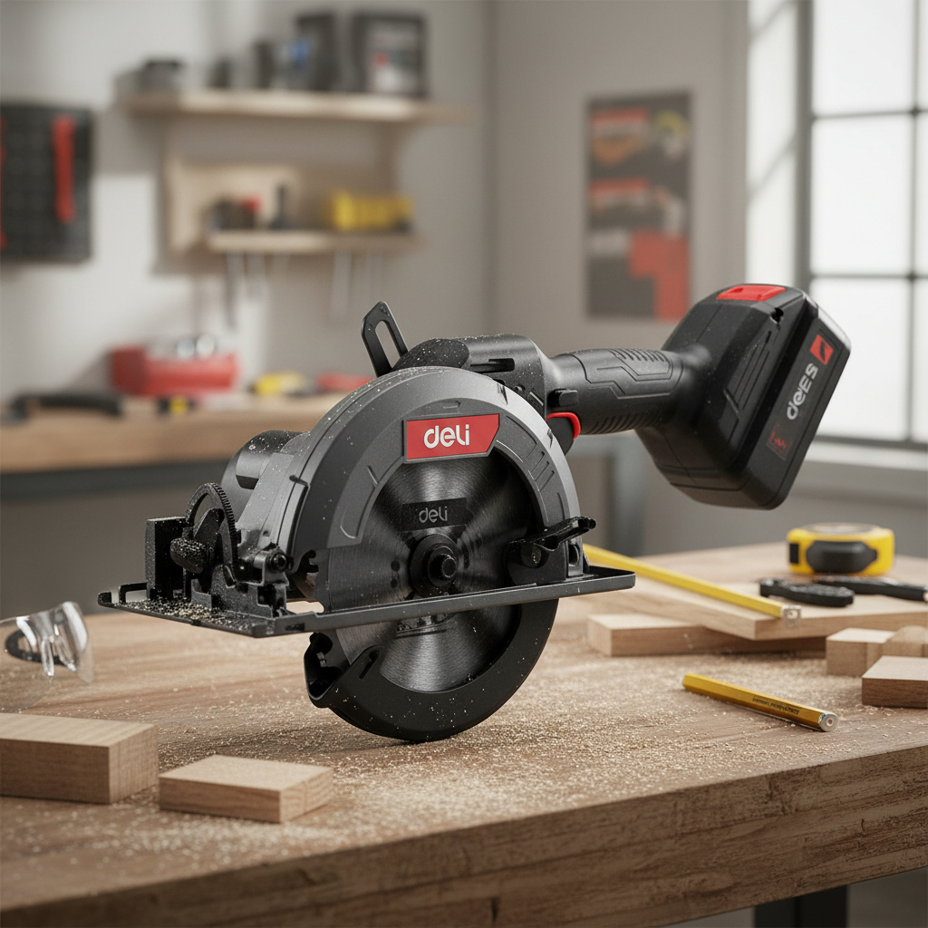 Sierra Circular 20v 150 Mm S/bat S/cargador Deli - Imagen 2