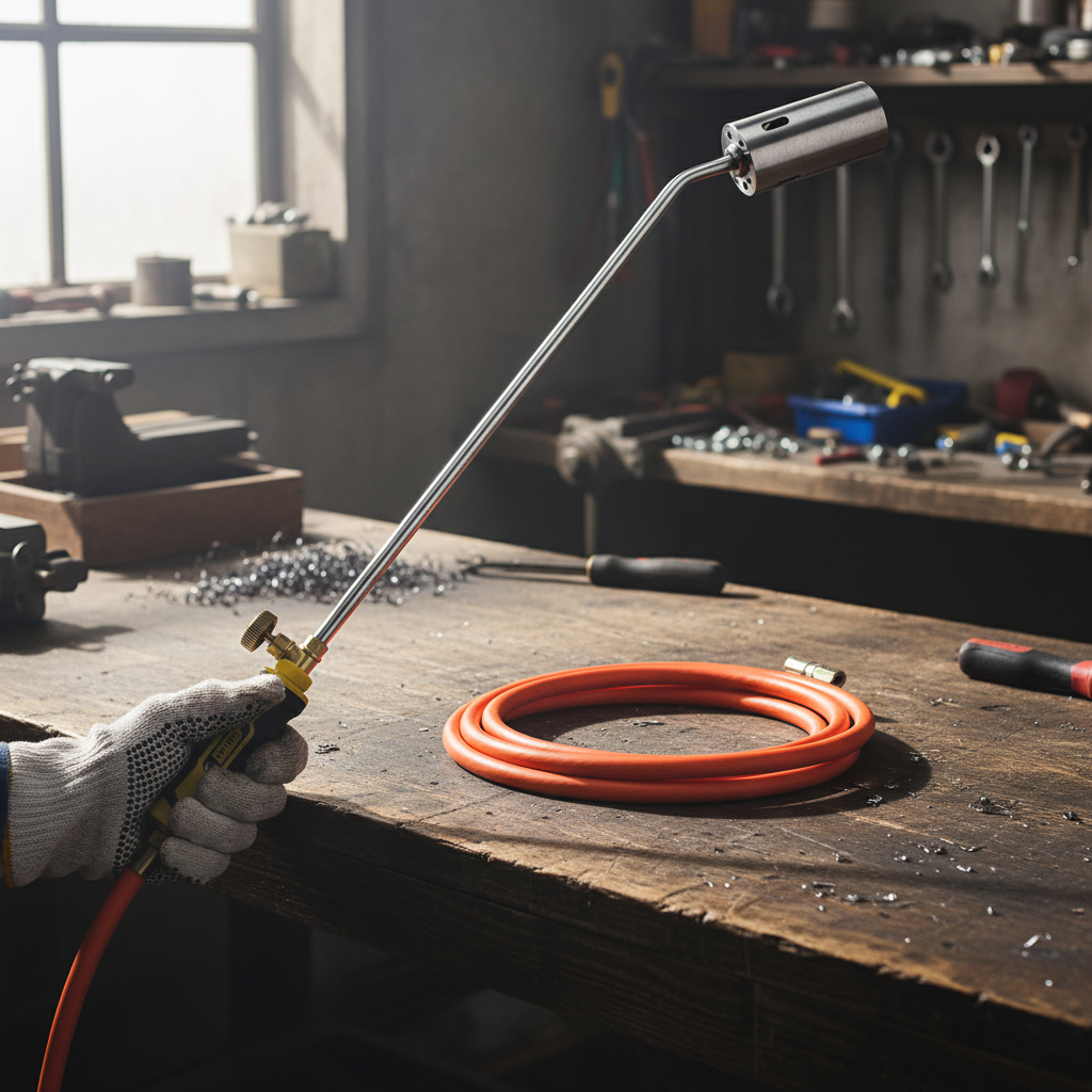 Soplete Para Membrana Doble Apertura 35cm Deli - Imagen 2