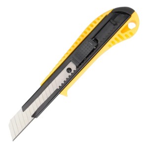 Trincheta - Cutter Plástica Con Traba 18mm Deli