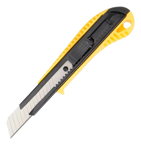Trincheta - Cutter Plástica Con Traba 18mm Deli