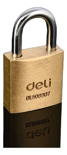 Candado De Bronce 40 Mm Deli - Imagen 4