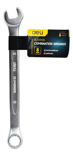 Llave Combinada 8mm Deli