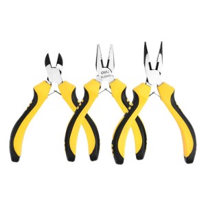 Juego Pinzas - Alicates Mini 3 Unidades 5 Deli