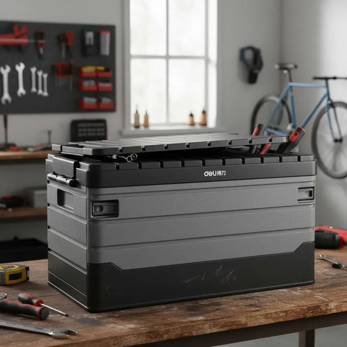Caja Plegable 60lt Deli Gris - Imagen 3