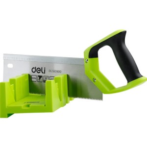 Ingletadora Plástica Con Serrucho 300 Mm Deli