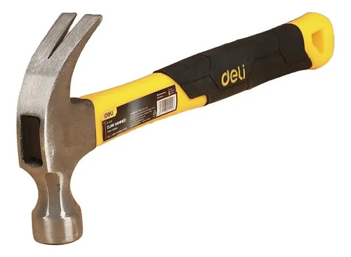 Martillo De Uña Mango De Fibra 250 Grs Deli - Imagen 2