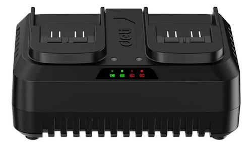 Cargador Doble De Baterias 20 V Deli - Imagen 2